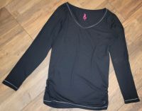 Damen langarm Shirt Gr. M in schwarz von Tally Weijl m. Raffungen Hessen - Lich Vorschau