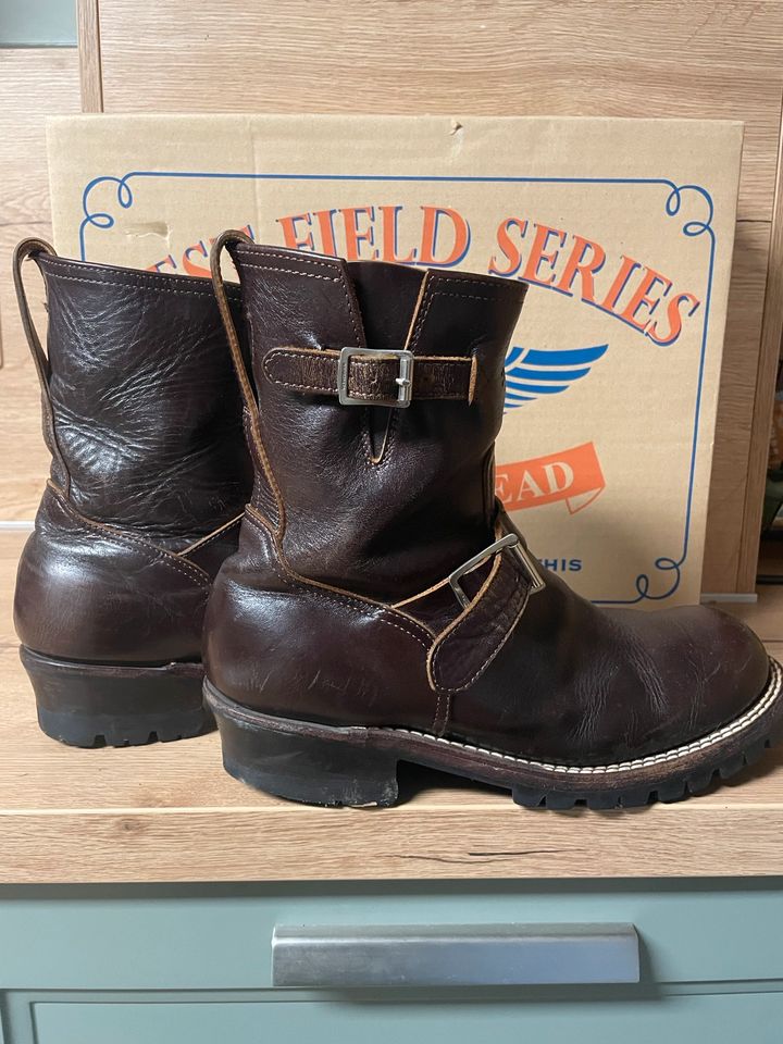 The Flathead Engineer boots 9, clinch Wesco Viberg John Lofgren in Wolfen