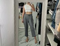 Karierte Stoffhose/ Anzugshose grau Mango Hessen - Kassel Vorschau