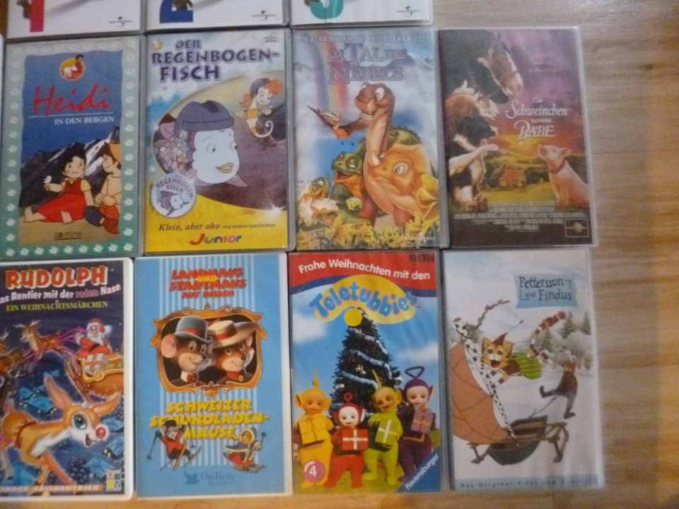 23 VHS Kassette - KINDER-Filme - KONVOLUT - u.a. Mr. Bean in Stockheim Oberfr
