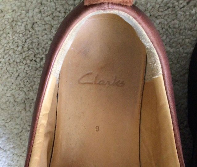 Halbschuh, Clarks, Leder, cognac-braun, Gr. 9 (Gr. 43) in Leipzig