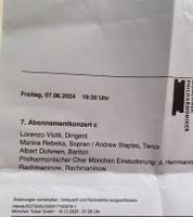 Zwei Tickets Münchner Philharmoniker für 07.06.2024 Baden-Württemberg - Tübingen Vorschau
