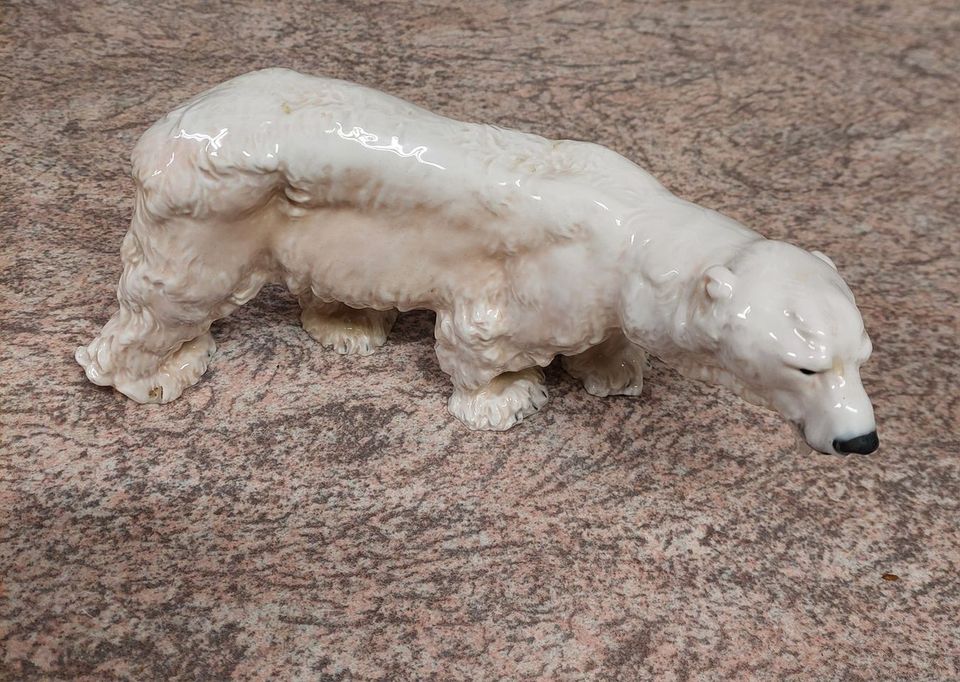 Meissen Figur Porzellan Jugendstil Eisbär in Bautzen