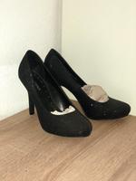 High Heels/Pumps Glitzer schwarz gr.39 NEUWERTIG Hessen - Greifenstein Vorschau