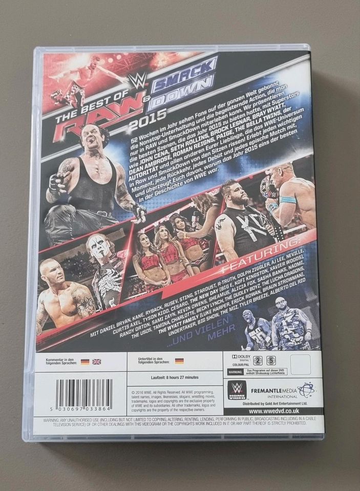 WWE The Best Of Raw & Smack Down 2015 - 3er DVD Set in Hamburg