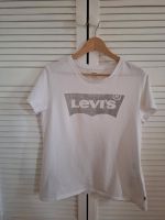 Levi's Levis T-Shirt Shirt weiß silber Glitzer Größe L Hessen - Nidda Vorschau