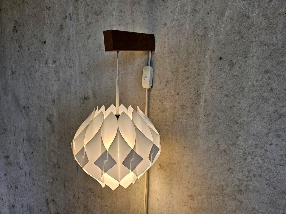 2 Butterfly Schioler Hoyrup Lampe Danish Design vintage weiß mcm in Berlin