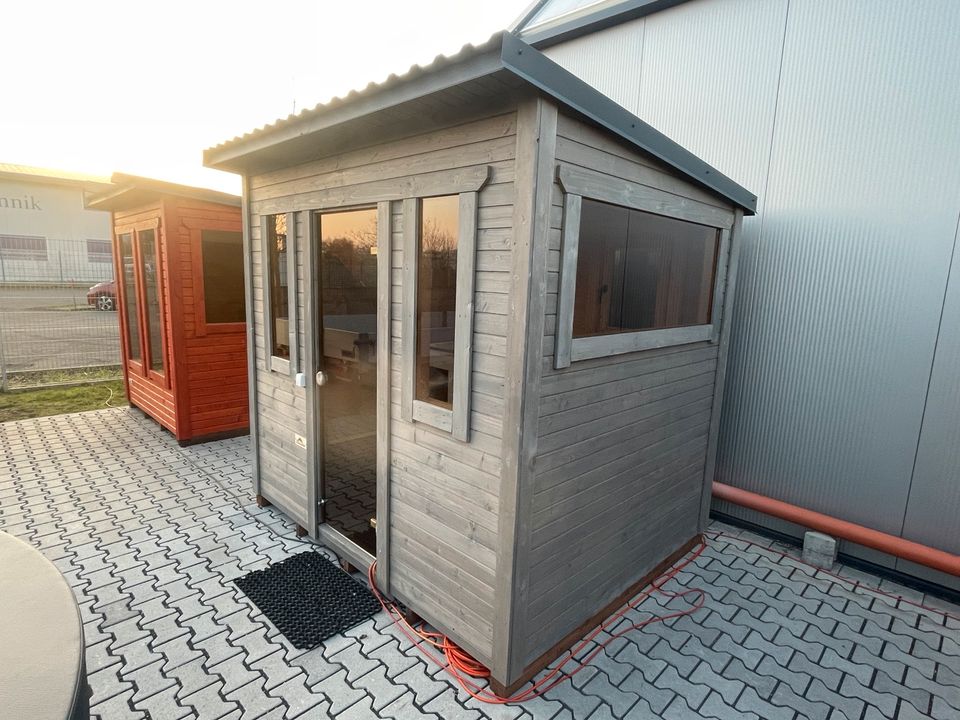 Garden-Office Garten Büro Sauna Gartenhaus Laube DIY -GEBRAUCHT- in Hochdorf-Assenheim