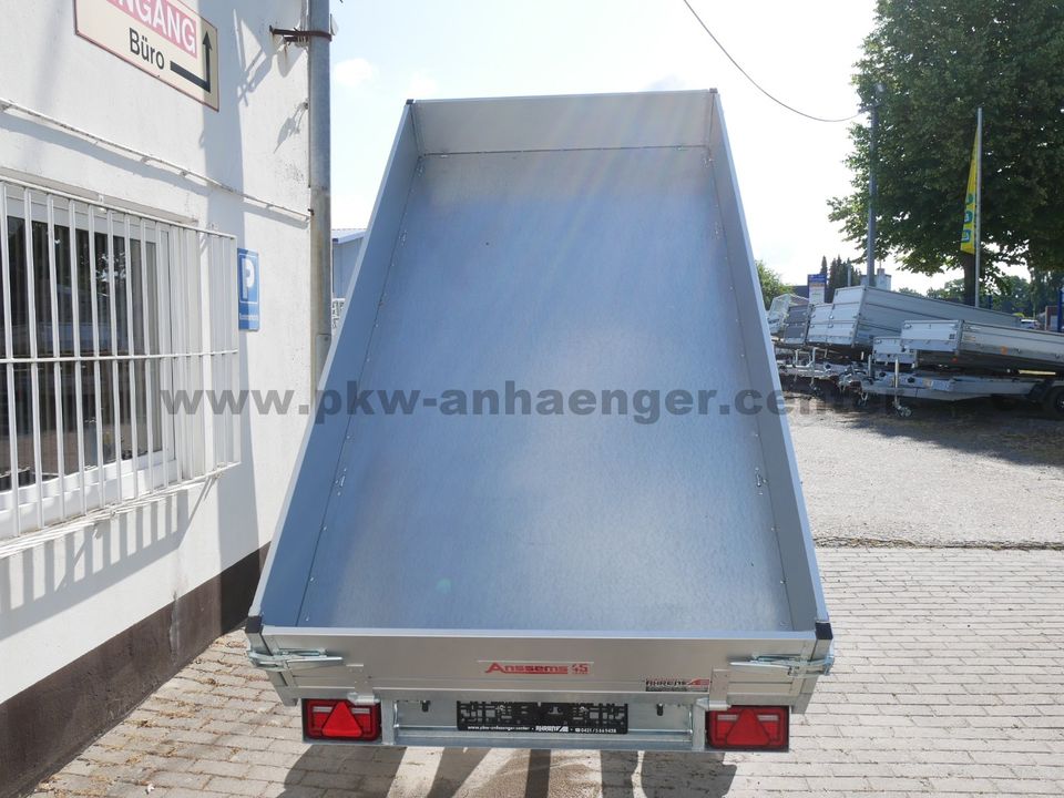 Anssems KSX-H 2000kg 305x153x30cm Gitteraufsatz Rückwärtskipper Handhydraulik in Stuhr