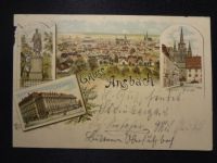 Postkarte "Gruss aus Ansbach" alt, um 1930 Bayern - Ansbach Vorschau