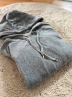 Kuschel Pulli Hoodie H&M L M grau samt Pullover Damen Nordfriesland - Stedesand  Vorschau