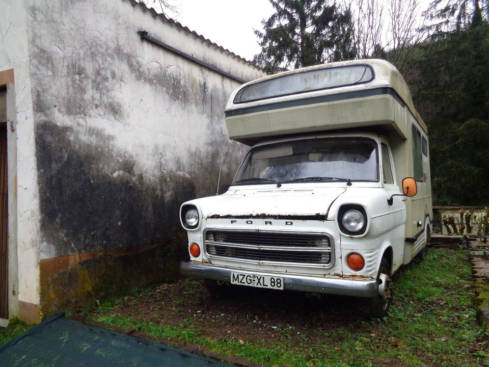 Wohnmobil Oldtimer Ford Transit 1977 für Liebhaber und Bastler in Mettlach