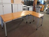 Eck-Schreibtisch von Steelcase 260 x 160 Buche Niedersachsen - Nordhorn Vorschau