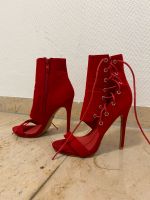 High heels Damenschuhe rot Sandalen Absatz Schuhe Damen gr37 Bayern - Bergrheinfeld Vorschau