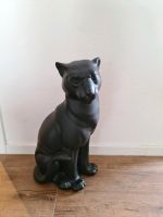 Schwarzer Panther aus Porzellan oder Keramik, 60 cm hoch Niedersachsen - Celle Vorschau