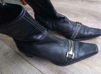 MARIPE Stiefel Stiefeletten Boots schwarz Leder 38 Niedersachsen - Aurich Vorschau