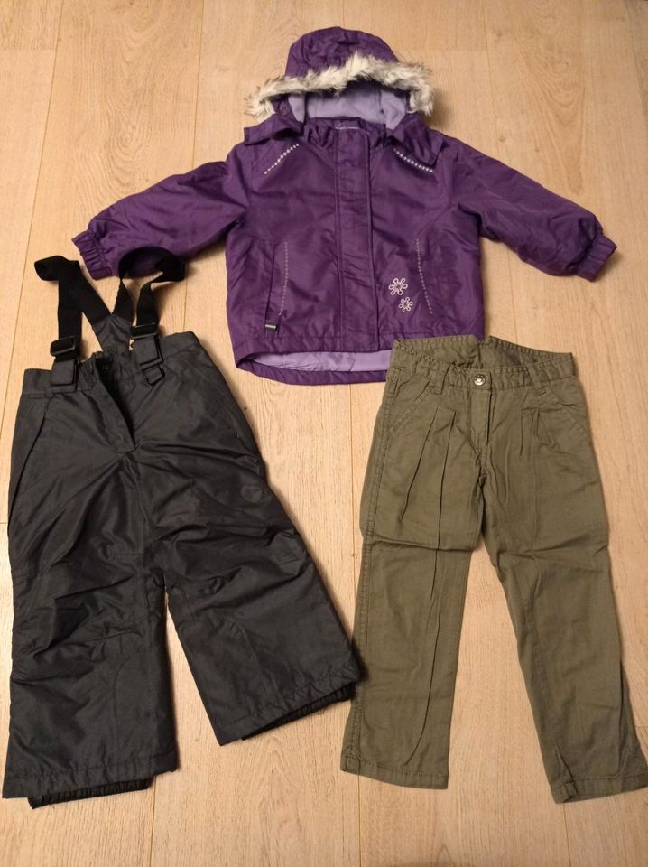 Winteranzug, Winterhose, Winterjacke, Hose, Größe 92 in Weißkeißel