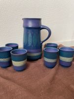 Kmk Keramikset blau Set mit Krug und 6 Bechern Hessen - Bickenbach Vorschau