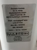 Angeboten wird ein UV-B dermalight 800/311 Schmalband. Nordrhein-Westfalen - Heimbach Vorschau