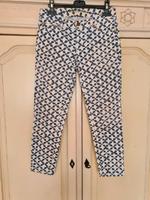 Michael kors Damen Skinny Hose US Gr. 2 mit blau/weiss Muster Niedersachsen - Wolfenbüttel Vorschau