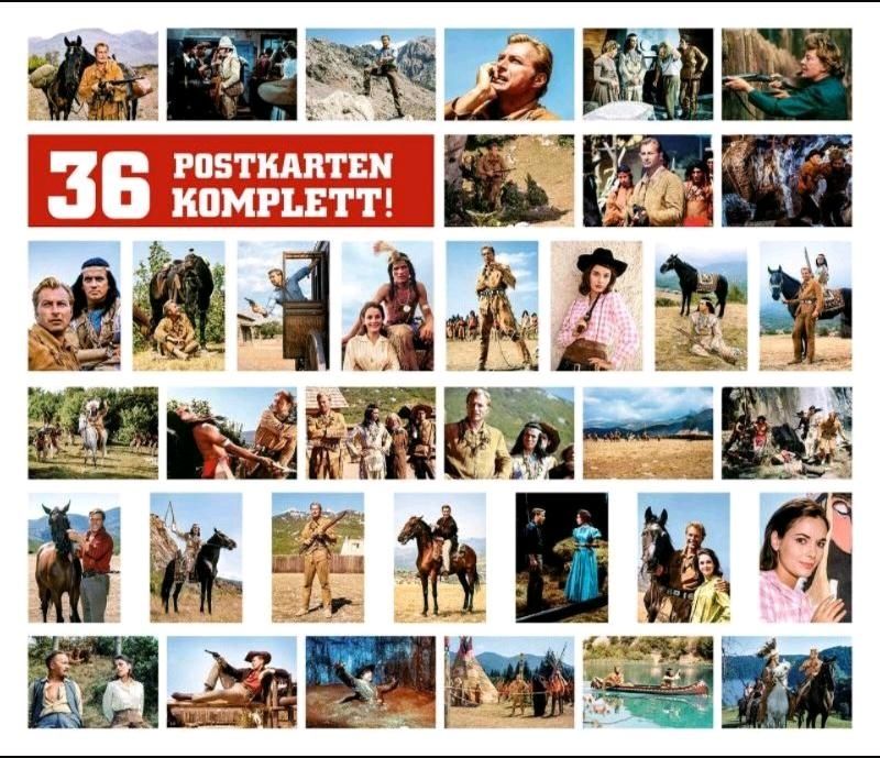 Karl May, Winnetou: Der Schatz im Silbersee Postkartensatz 36 Stk in Dortmund