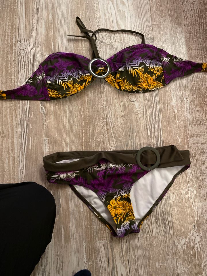 Protest Bikini bunt gr L 40 bandeau Hawaii NEUw in Eisenach