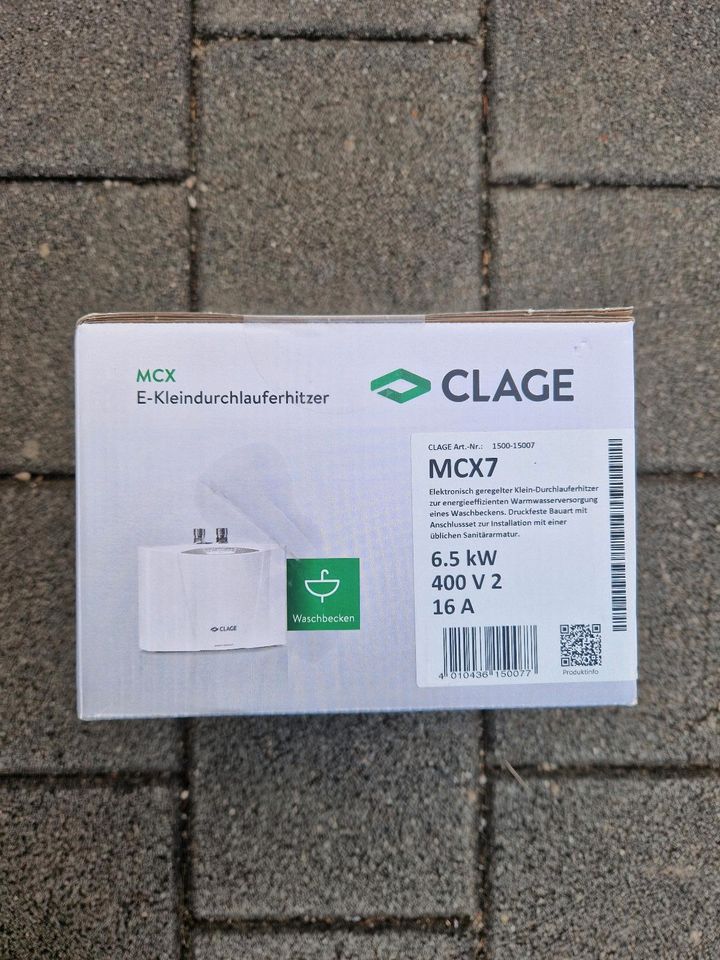 Durchlauferhitzer Clage MCX 7 in Ingolstadt