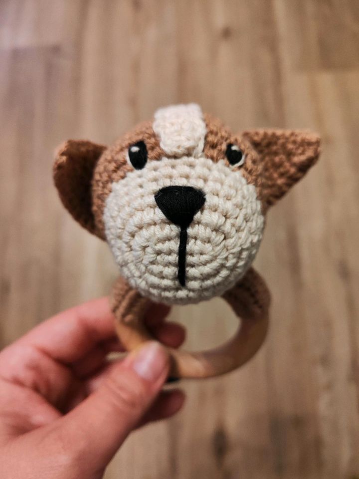 Handmade Greifling Hund gehäkelt NEU in Hamburg