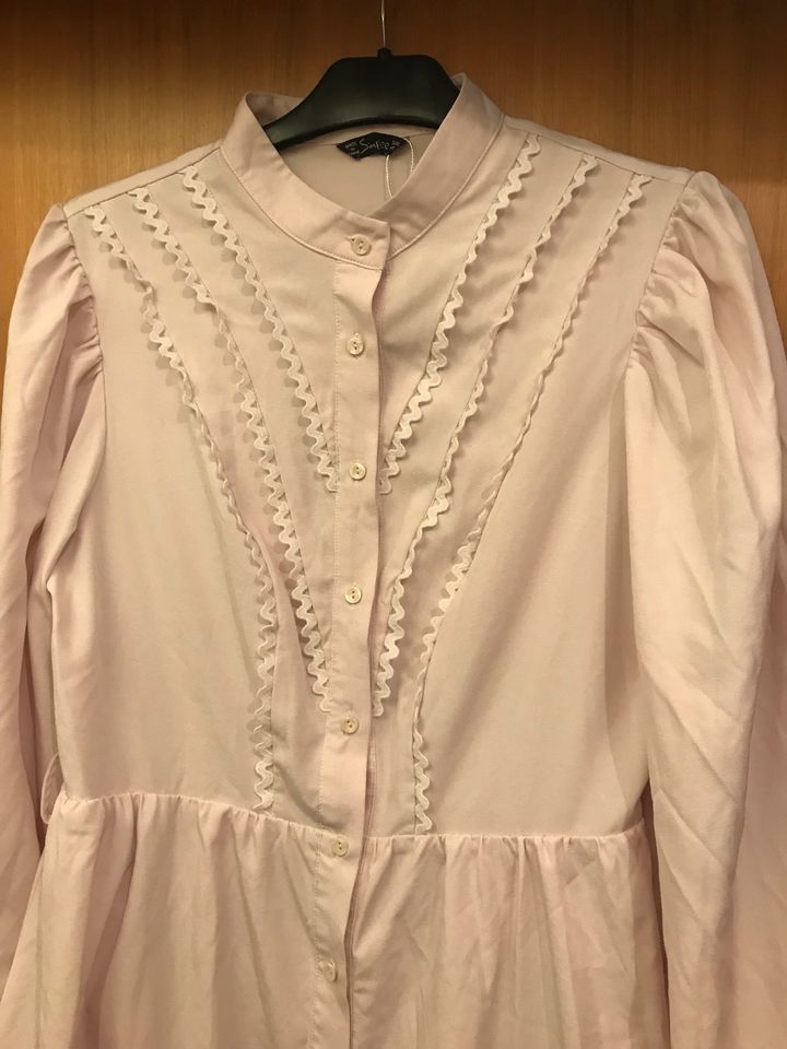 Simplee Kleid Minikleid Tunika Rosé Romantisch Spitze Gr. M in Mannheim