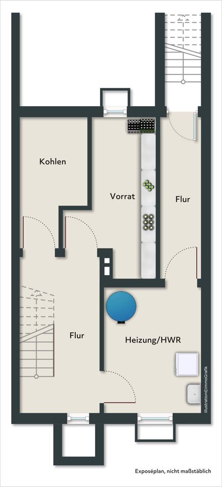 Vermietetes Reihenhaus samt Garten in Celle im gepflegten Zustand in Celle