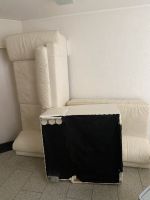 Couch (Leder Weiß) Hessen - Messel Vorschau