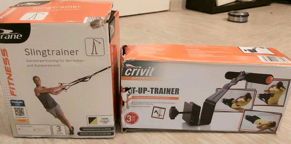 Trainingsgeräte Crivit Sit Up Trainer Crane Slingtrainer in  Nordrhein-Westfalen - Neuss | eBay Kleinanzeigen ist jetzt Kleinanzeigen