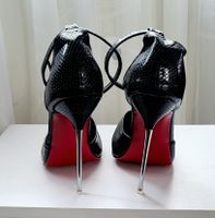 13cm Sexy High Heels Riemchen-Pumps Schwarz Leder Schlange EUR 40 Berlin - Rudow Vorschau