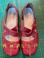 NEUWERTIG Sandalen Halbschuh Damen Rieker rot Gr 37 Sachsen - Ebersbach/Sachsen Vorschau