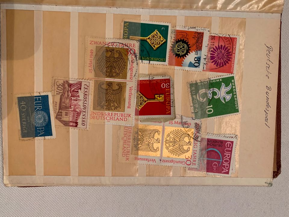 Briefmarken Sammlung rar antik selten alt Post Stempel Sammler VB in Michelfeld