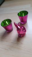 Pinke Teelichthalter Osterhase pink Bayern - Gemünden a. Main Vorschau