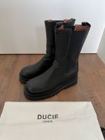 Ducie Boots schwarz Gr. 42 Leder Schuhe Chunky Wiesbaden - Nordenstadt Vorschau