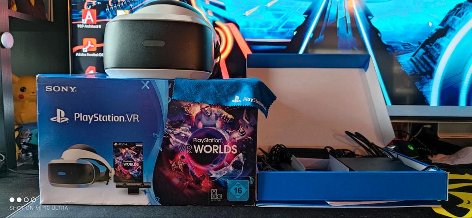 PS Playstation 4 5 PSVR mit Kamera, PS5 Adapter und Spielen in Möhnesee