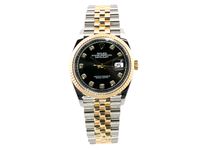 Rolex Datejust 36 Edelstahl Oystersteel / Gelbgold Ref. 126233 Schwarz Diamant Jubile-Band Baden-Württemberg - Bietigheim-Bissingen Vorschau