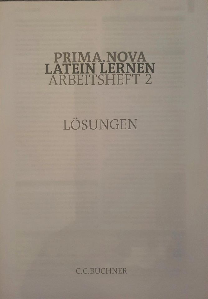 Neu! prima.nova Latein lernen/prima.nova AH 2: Gesamtkurs Latein in Heinsberg