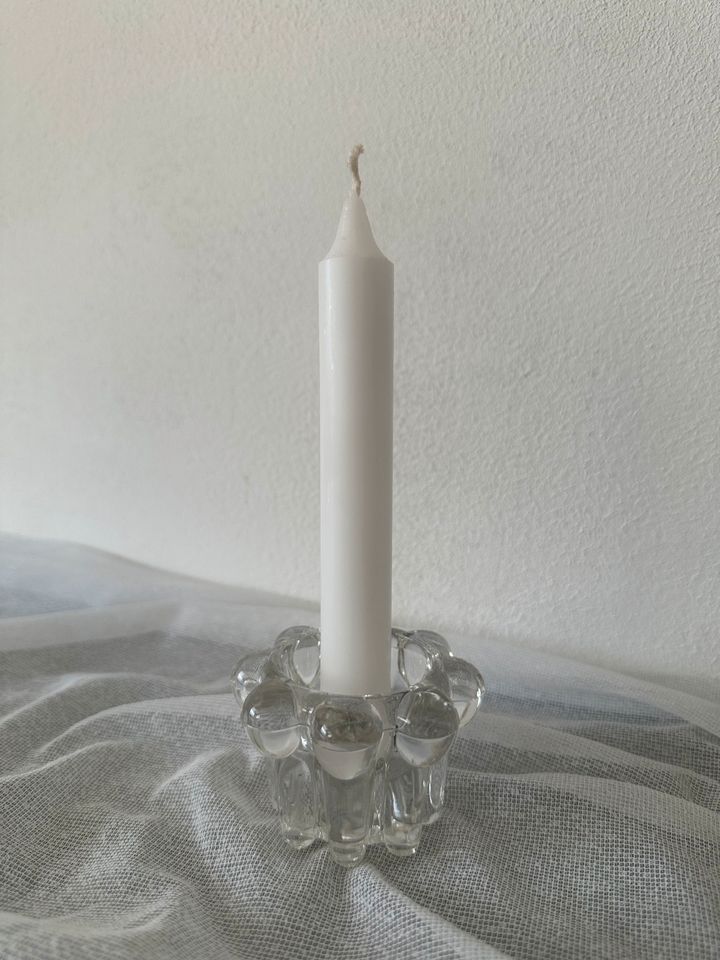 LEIHEN | Teelichtglas Silber | Vase weiß | Hochzeit |Geburtstag in Kappelrodeck