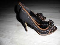 Damenschuhe, Pumps, High Heels Gr.36 Schwarz. Vorne offen Brandenburg - Großbeeren Vorschau