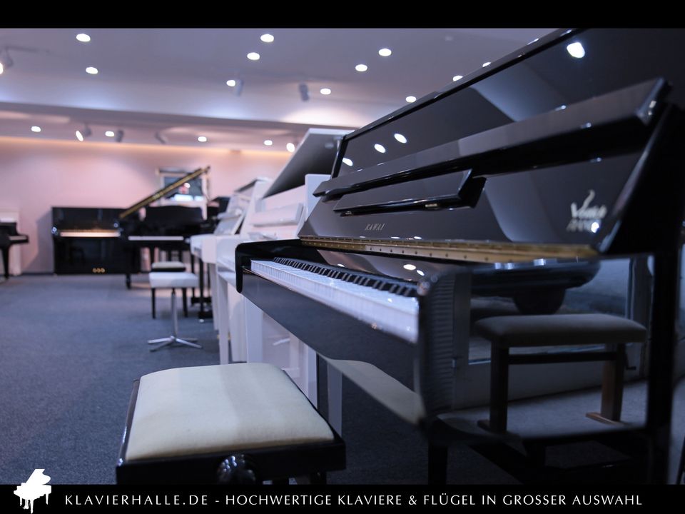 Sehr schönes Yamaha Klavier, weiss satiniert ★ neuwertige Optik in Geist