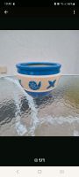 22cm Übertopf Keramik mediterran blau Muster Blumentopf Leipzig - Wiederitzsch Vorschau