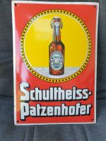 Schultheiss - Patzenhofer Emailschild Bier Brauerei Baden-Württemberg - Rastatt Vorschau