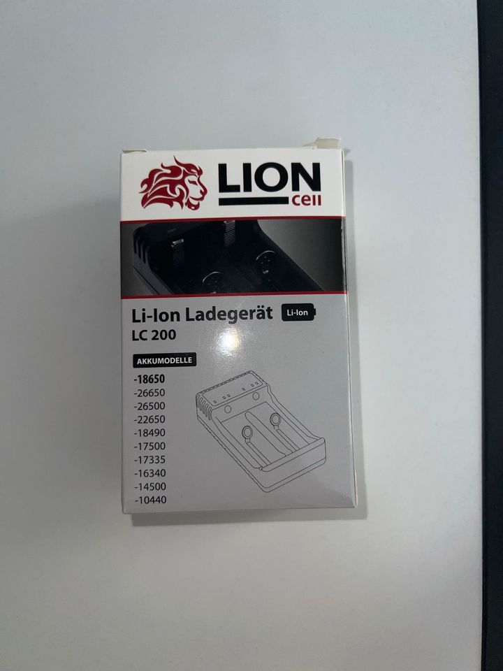 LIONcell lc200 18650 ladegerät Dual für Li-Ion Akkus/batterien in Bleckede