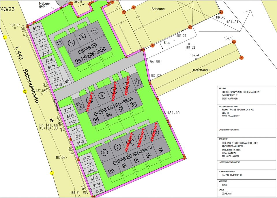 KFW40 QNG Einfamilienhaus in Top Lage von Marnheim (bis 270.000€ KFW Familien Förderung Kredit Programm 300) in Kirchheimbolanden