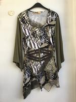 Kleid, Tunika, BIBA, Gr. 2 (34), Material-Mustermix, olive Bayern - Königsbrunn Vorschau