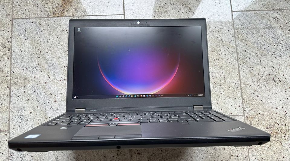 P50 Lenovo Thinkpad i7-6820HQ / 16 GB / 1 x SSD M.2 PCIe 256 GB in Wernau