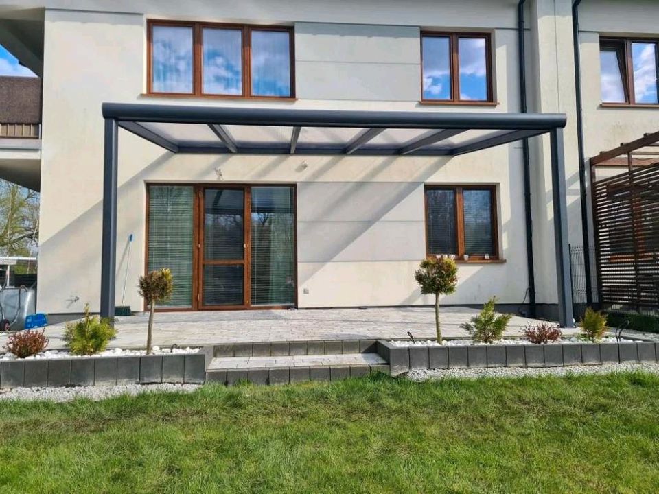 Terrassenüberdachung 300x506 aus Aluminium | mit Polycarbonat 16 in Berlin